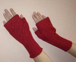 Photo of Cabled Wristwarmers